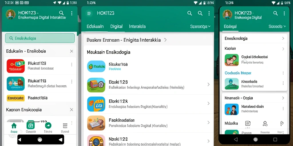 Tampilan antarmuka aplikasi HOKI123 yang interaktif dan informatif.