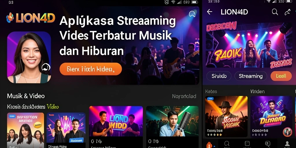 Tampilan antarmuka LION4D yang modern dan intuitif.