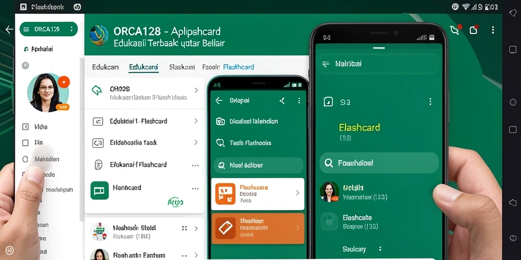 Antarmuka aplikasi ORCA128 yang intuitif dan menarik untuk belajar.