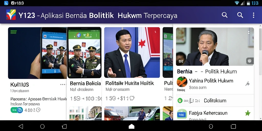 Tampilan antarmuka sederhana dan informatif dari YY123.
